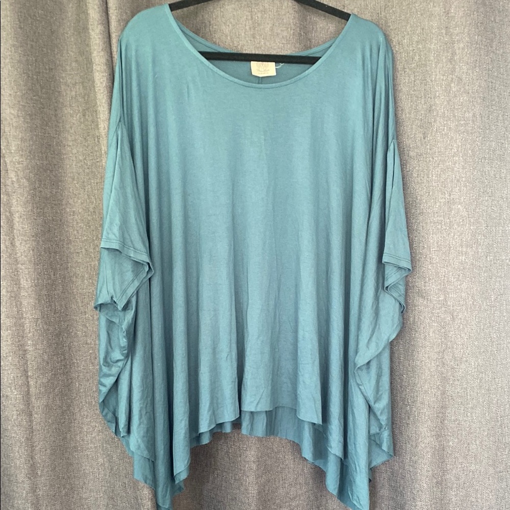 Kantha Bae Asymmetrical Dolman Sleeve Tunic